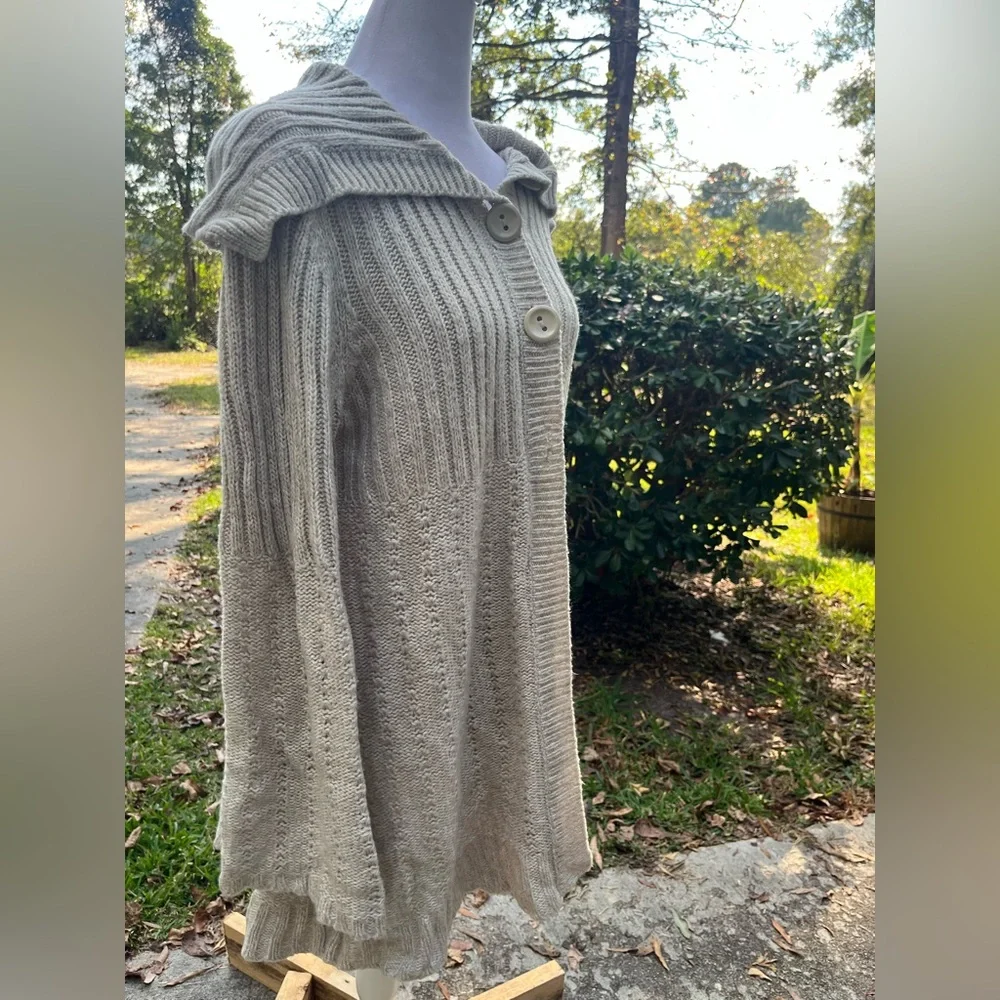 Kim Rogers XL Cozy Cream Button-Up Women's Cardigan Sweater - Picture 2 of 7